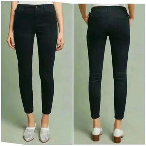 Anthropologie Hei Hei Slim Leg Buckle Waist‎ Stretch Chino Pant